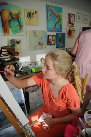 Estelle i mormors konstskola